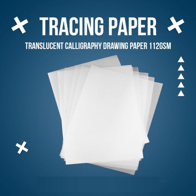 A4 Tracing Paper Semi Transparent 112GSM  50 Sheets