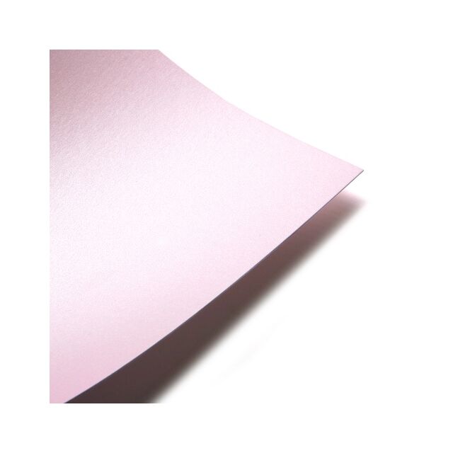 12 Inch Square Paper Baby Pink Pearl Double Side 120GSM 12 Sheets