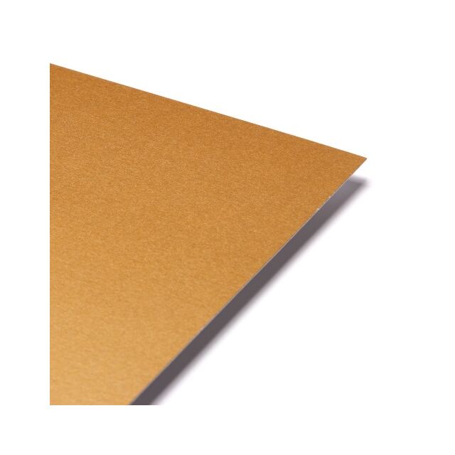 12x12 Card Old Gold Pearlescent Single Side 310GSM Centura 8 Sheets