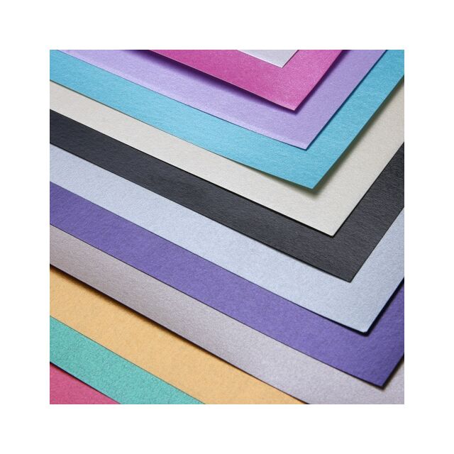 12x12 Centura Pearl Assorted Colours Single Side Card 10 Sheets
