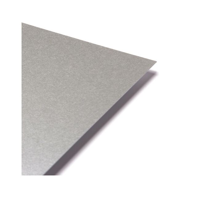 12x12 Platinum Silver Pearlescent Paper Single Side 10 Sheets
