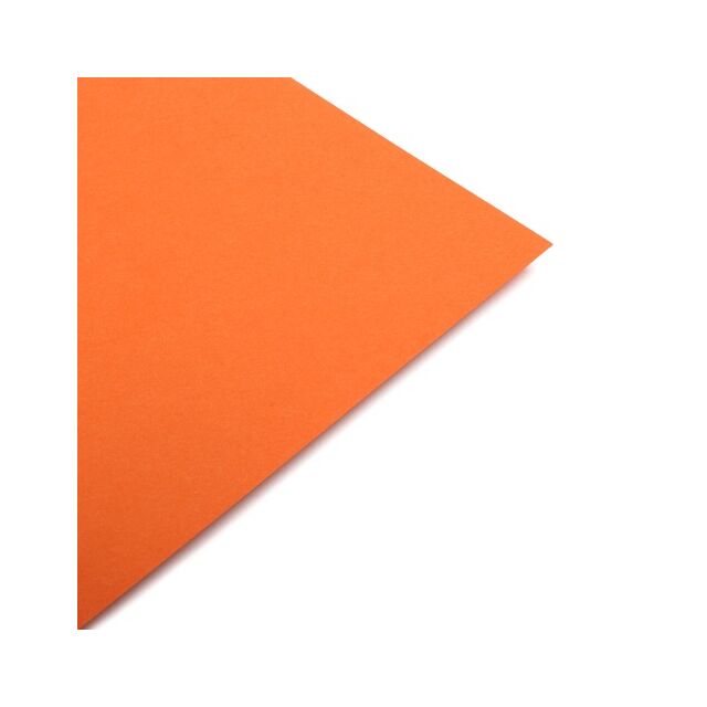 12x12 Card Bright Orange 160GSM Coloured 25 Sheets