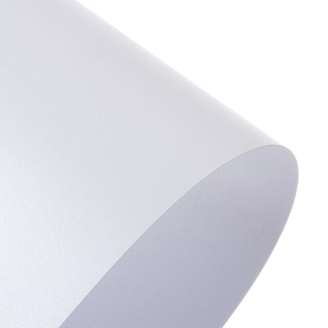 12 Inch Square Paper Ice White Pearl Double Side 120GSM NEW 12 Sheets