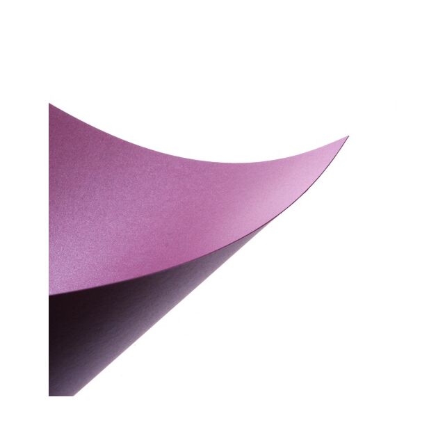 12 Inch Square Purple Pearl Paper Punch 120GSM 12 Sheets