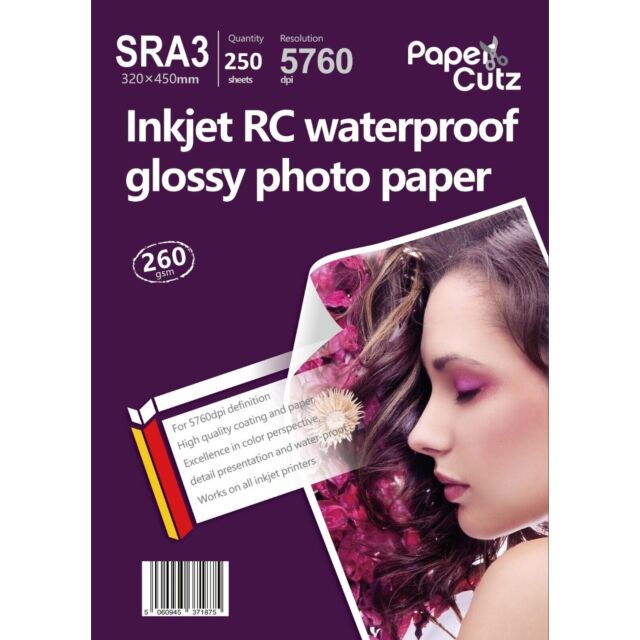 Wholesale SRA3 Gloss Photo Paper Inkjet Resin Coated 260GSM - 250 Sheets