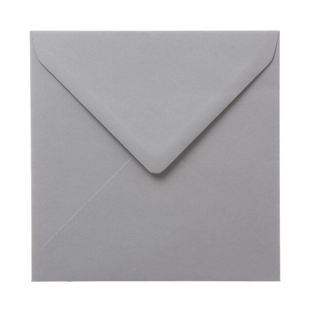 155mm Square Envelopes Ash Grey 155mm Invitation 120GSM  50 Envelopes