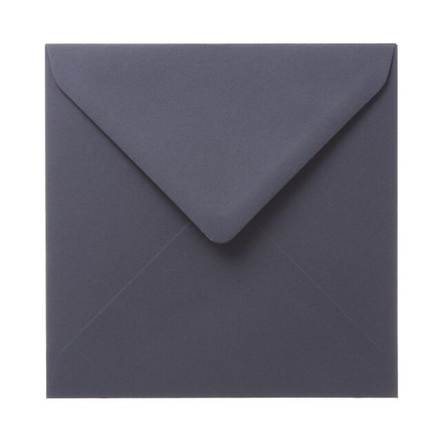 155mm Square Envelopes Dark Grey 155mm Invitation 120GSM  50 Envelopes