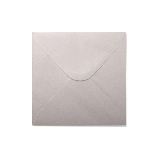 155mm Square Fresh White Pearl Envelopes 155mm Centura 50 Envelopes