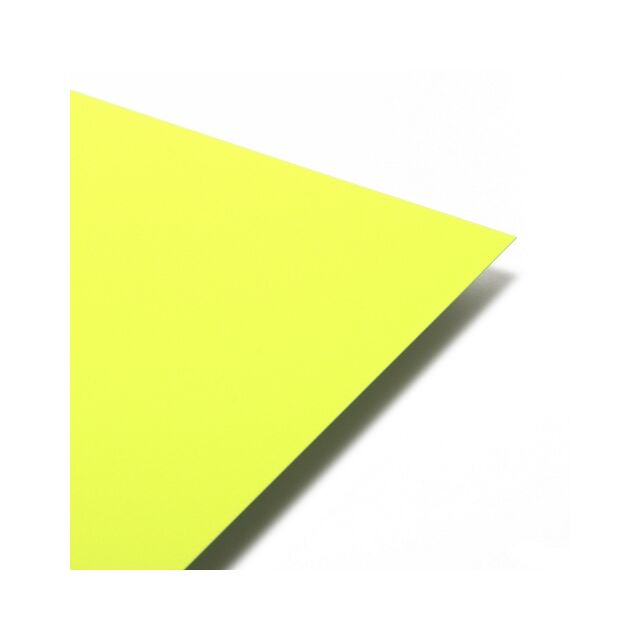 510x635mm Day Glo Saturn Yellow Fluorescent Advertising Card Neon 10 Sheets