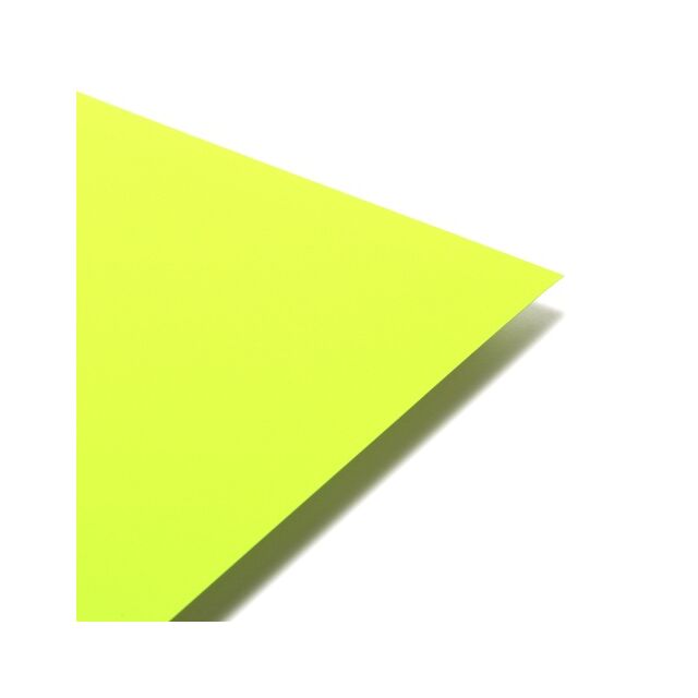 A2 Saturn Yellow Day Glo Fluorescent Display Neon Paper 25 Sheets