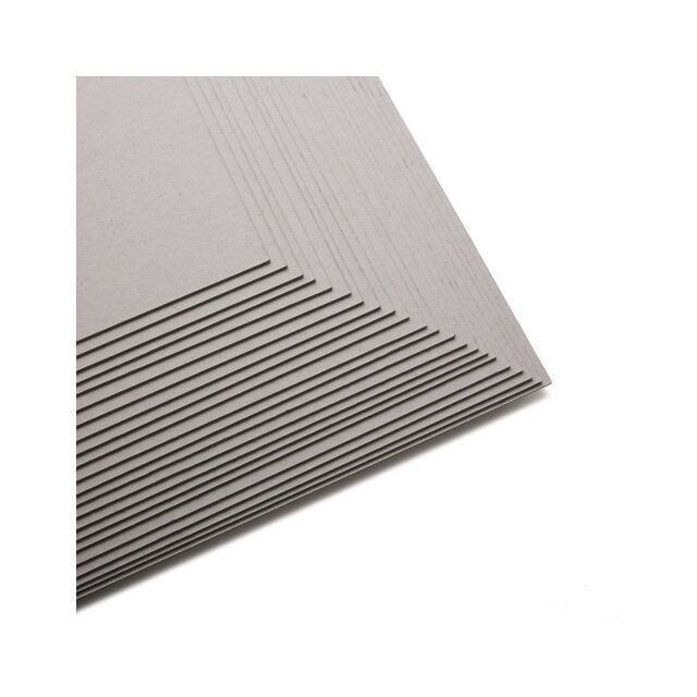 212mm x 153mm A5 Plus 2mm Greyboard Backing Card 1200GSM Pack Size : 25 Sheets