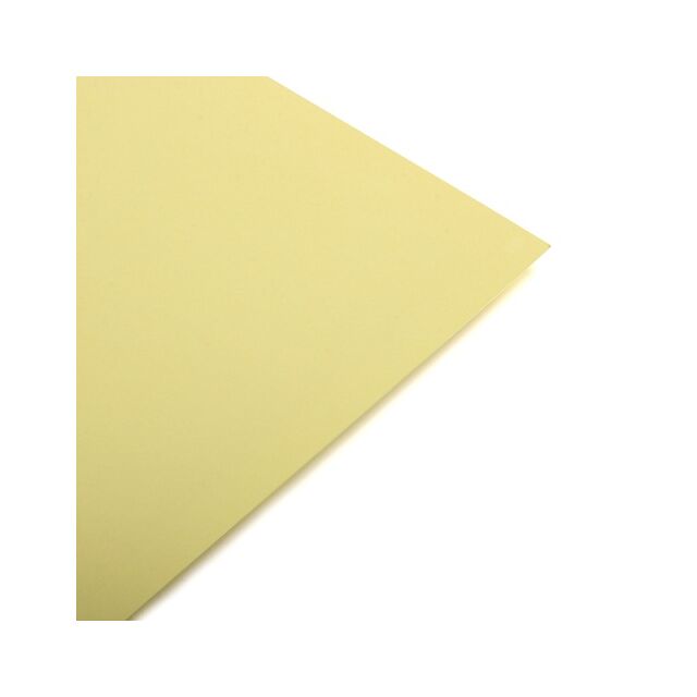 A4 Card Pastel Yellow 240GSM Coloured 50 Sheets