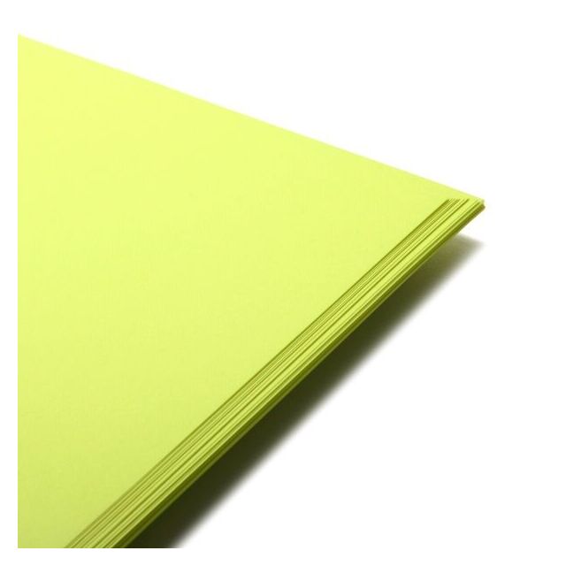 A6 Paper Yellow Fluorescent 80GSM  50 Sheets