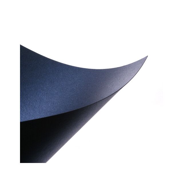 A4  Deep Blue Pearlescent Paper 120GSM Double Side 10 Sheets