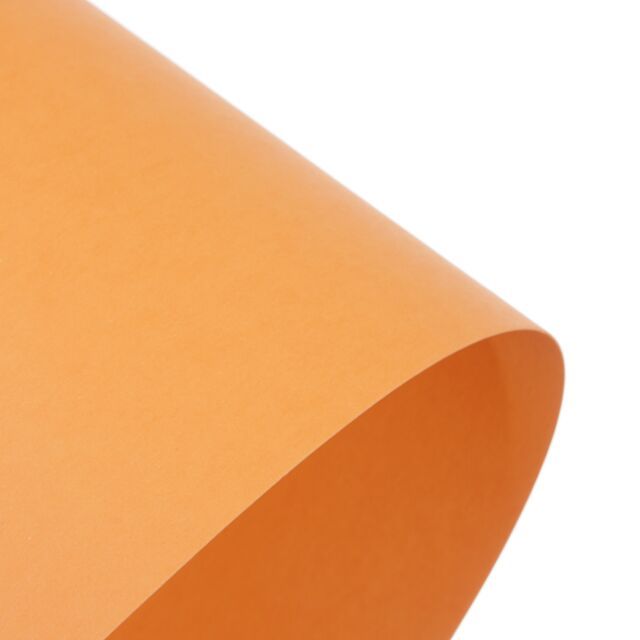A4 Mango Orange Coloured Craft and Printer Card 270GSM 10 Sheets