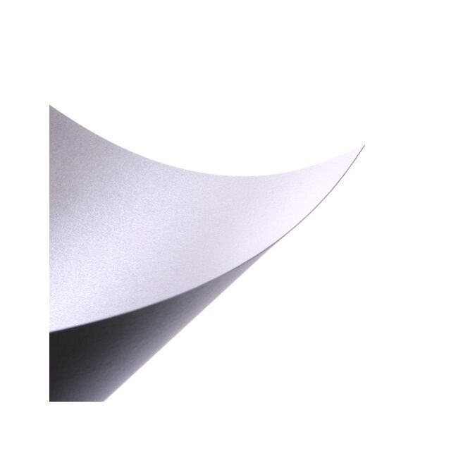 A4 Soft Silver Pearlescent Paper 120GSM Double Side 10 Sheets