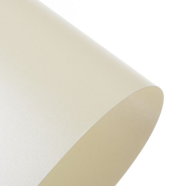 A4 Yellow Pearlescent Paper Double Side 120GSM  10 Sheets