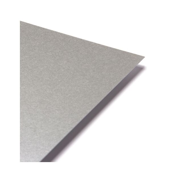 A2 Platinum Silver Pearlescent Card Double Side 2 Sheets