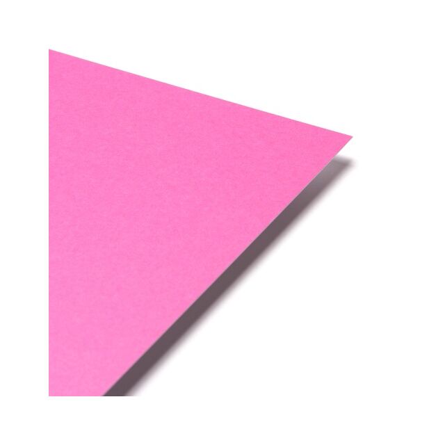 A5 Card Fuchsia Pink Pearlescent Single Side 10 Sheets