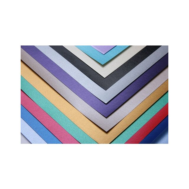 A6 Card Pearlescent Assorted Coloured Single Side x12 Sheets 12 Sheets