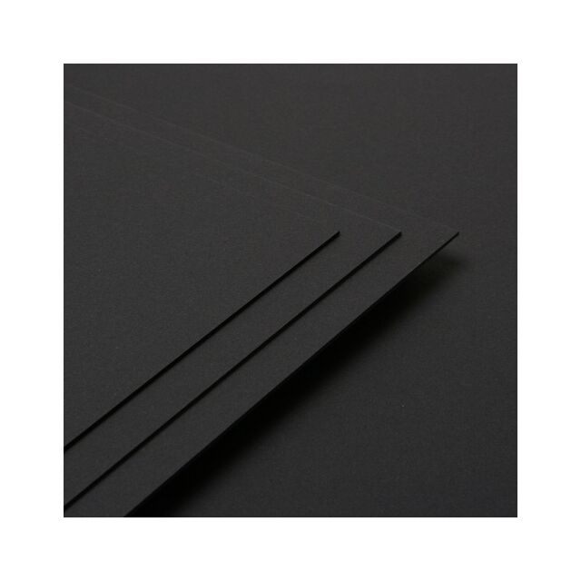 A2 Black Card 160GSM Crafts, Cutting, Layering, 25 Sheets