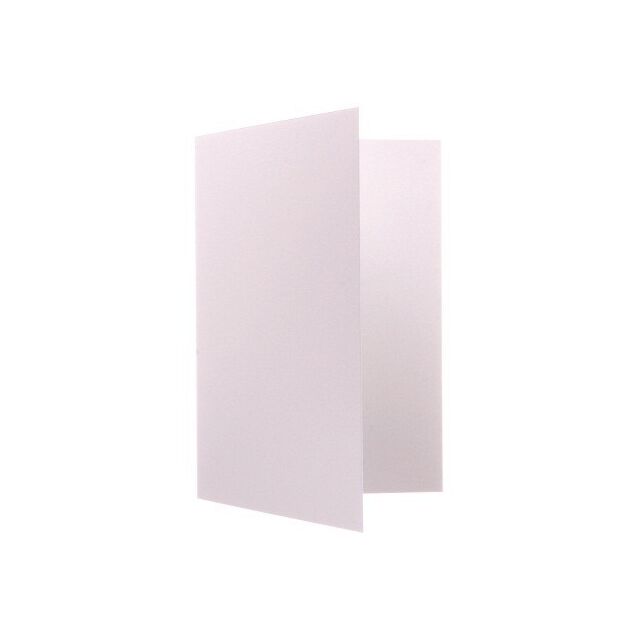 6" Square White Gloss Matt LangDale Pre Scored Card Blank 330GSM Pack Size: 1 Card Blanks