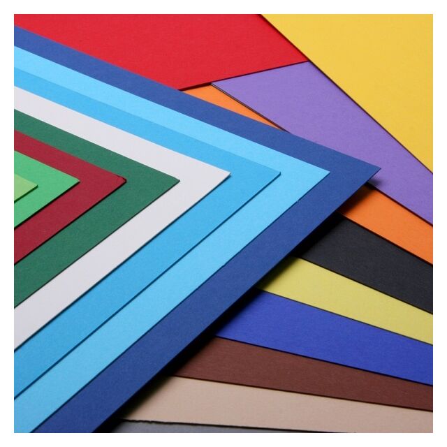 A3 Colorset Card Assorted Colours 270GSM - Recycled Pack Size : 24 Sheets