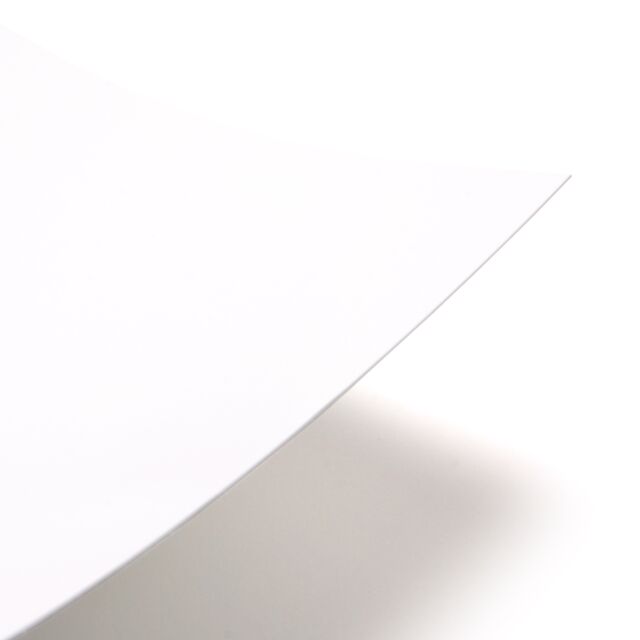 A6 White Board Backing Card 500GSM 740 Micron Pack Size : 50 Sheets