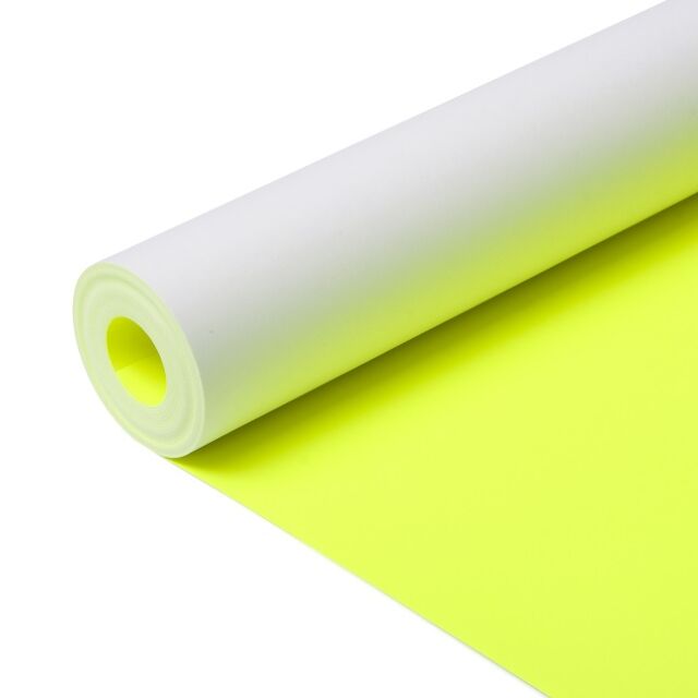 Day Glo  Paper Roll Yellow Fluorescent 10 Metre Length Neon  1 Roll