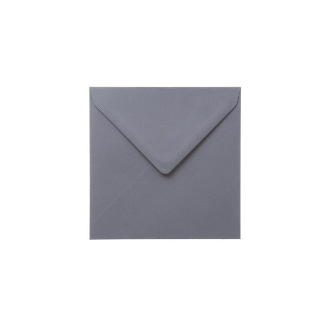 Flint Grey 155mm SQ Invitation Envelopes Thick 120GSM  100 Envelopes