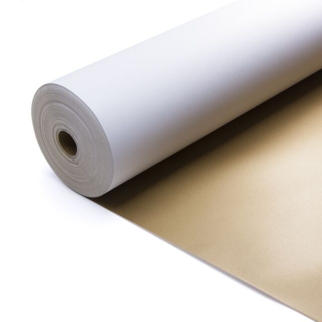 Gold Paper Roll Poster Display Backing 50M x2