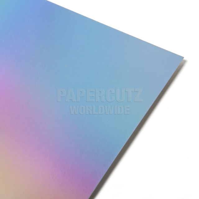 A4 Silver Rainbow Holographic Card 250GSM 10 Sheets