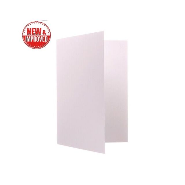 6" Square White Gloss Matt LangDale Pre Scored Card Blank 330GSM 1 Card Blanks