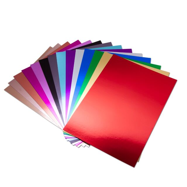A4 Mirror Card Choose Your Colour Pack Size : 5 Sheets