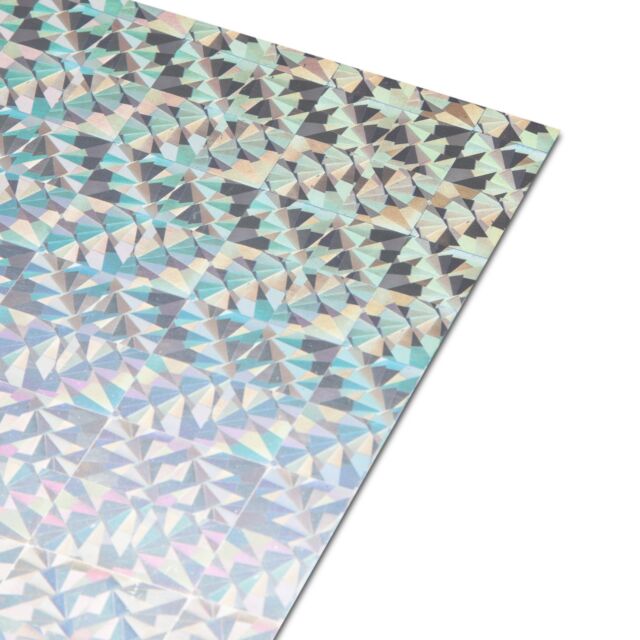 A3 Holographic Card - Diamonds Pattern 250GSM 4 Sheets
