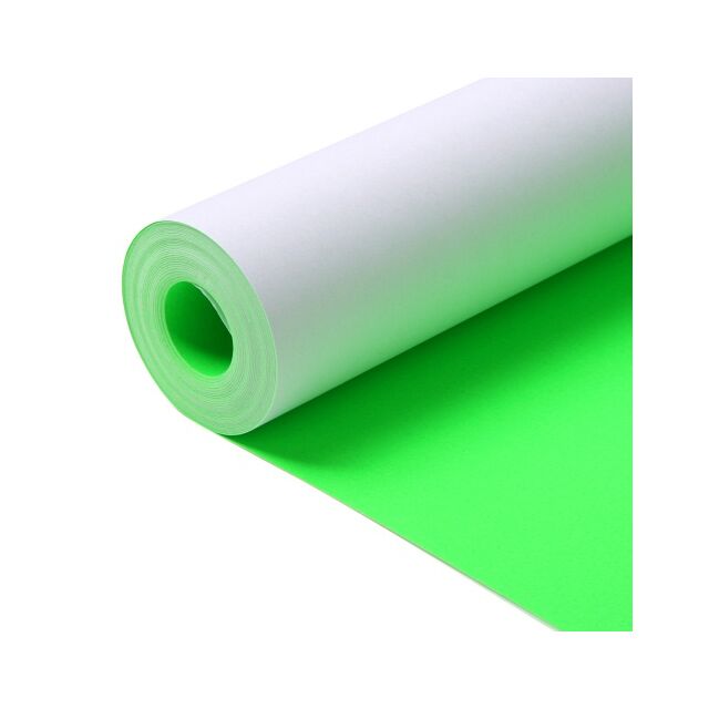 Paper Roll Green Fluorescent 10 Metre Length Neon 1 Roll