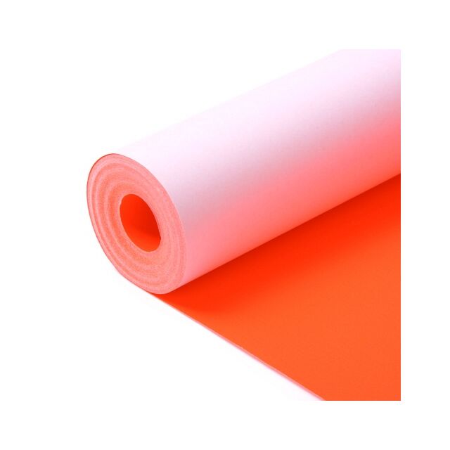 Paper Roll Orange Fluorescent 10 Metre Length Neon 1 Roll