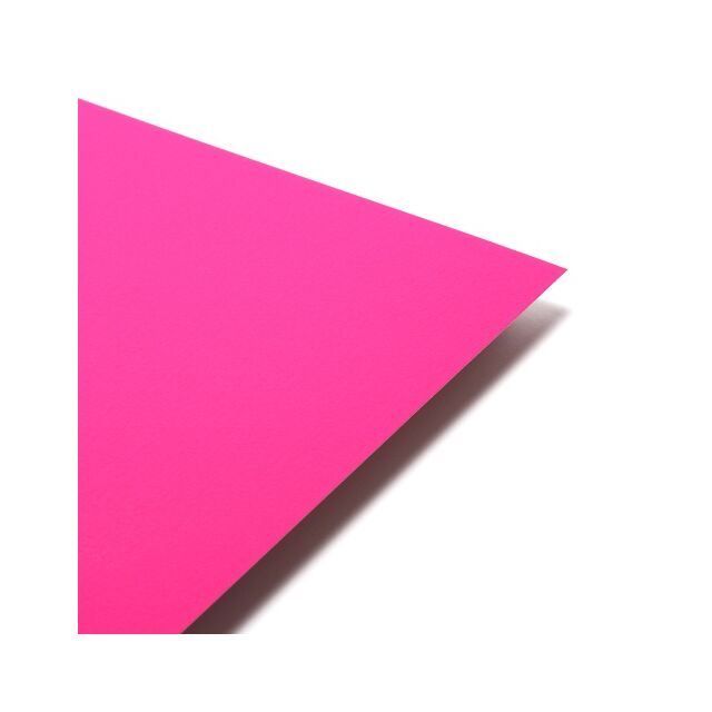 A4 Fluorescent Card Pink Neon 10 Sheets