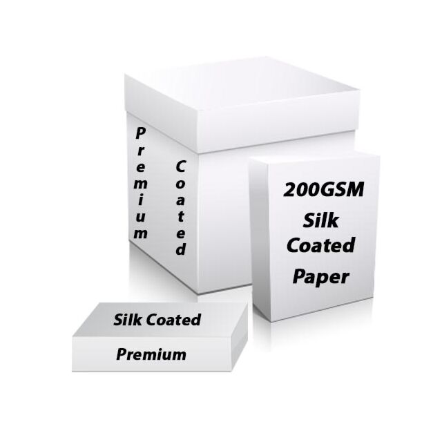 A4 White Silk Printer Card 200GSM Laser and Digital 50 Sheets
