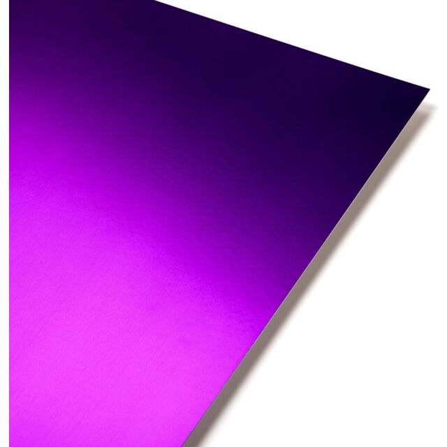 A2 Purple Mirror Card Reflective 250GSM Pack Size : 1 Sheets
