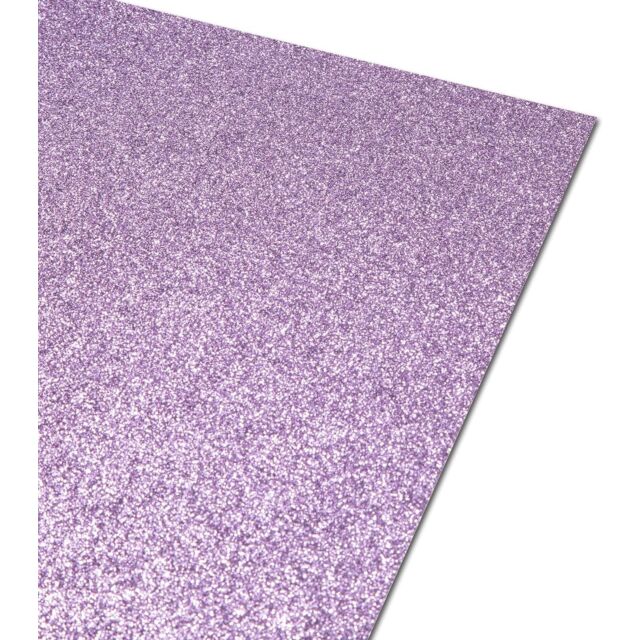 A3 Purple Glitter Card 250GSM None Shed : Pack Size 4 Sheets