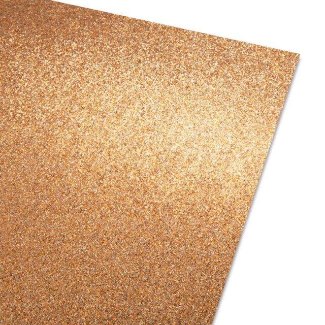 A1 Rose Gold Glitter Card 250GSM None Shed - 1 Sheet