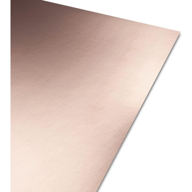 A4 Mirror Card Rose Platinum Reflective 250GSM 10 Sheets