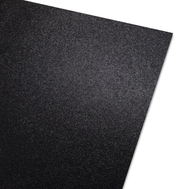 A2 Black Glitter Card 250GSM None Shed - 1 Sheet