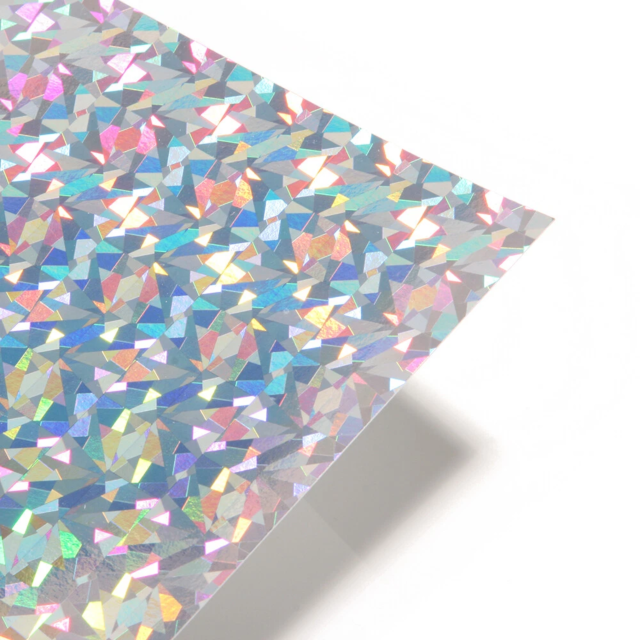 A4 HOLOGRAPHIC CARD SHARDS DESIGN 250GSM - 2000 SHEETS OFFER 10p PER SHEET