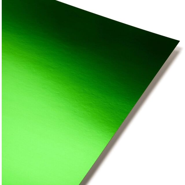 A2 Green Mirror Card Reflective 250GSM Pack Size : 1 Sheets