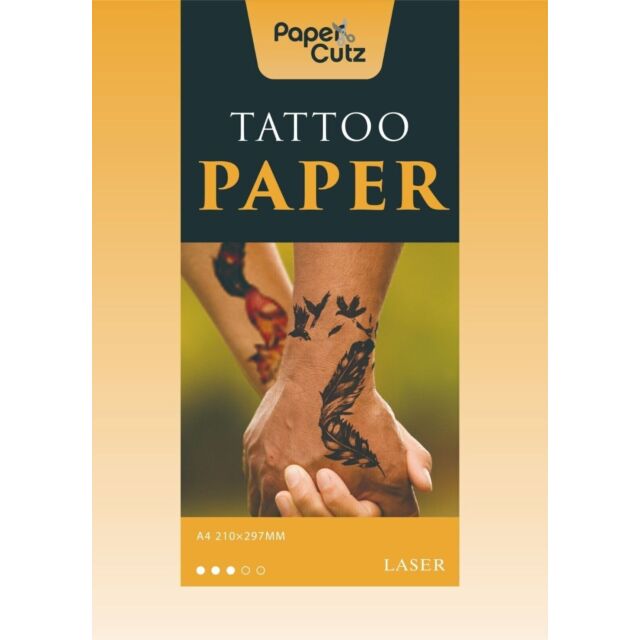 A4 Tattoo Paper for Laser Printers - Pack Size : 5 Sets
