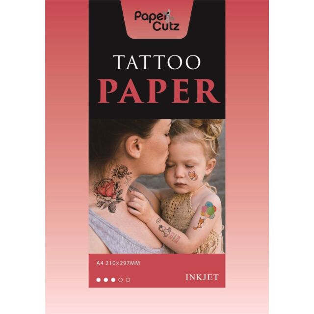 A4 Tattoo Paper for Inkjet Printers - Pack Size : 5 Sets