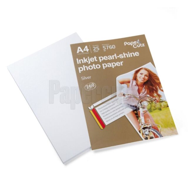 A4 Pearl Shine Inkjet Photo Paper 260Gsm 200 Sheets - Silver Whole Sale