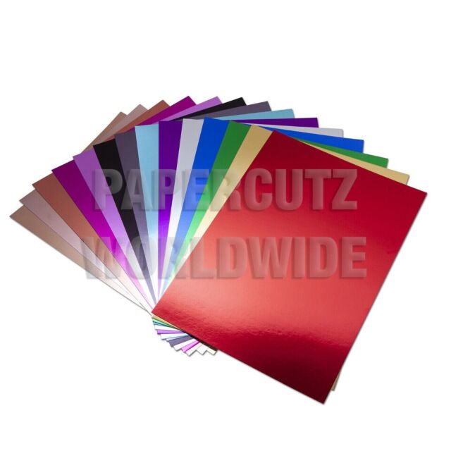 A5 Mirror Card Colours Job Lot Box 100 Sheets
